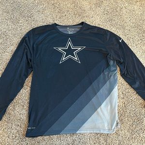 Dallas Cowboys Men’s long sleeve Nike Tee athletic cut